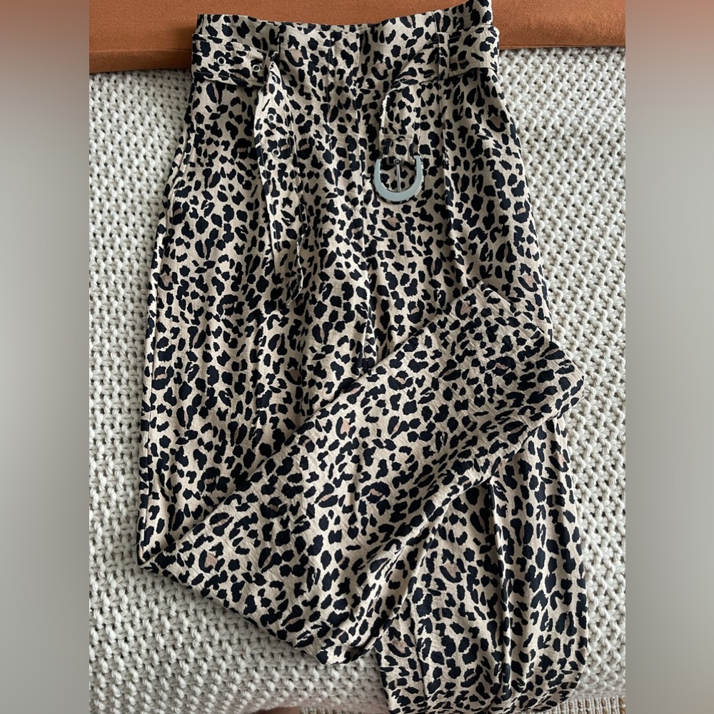 Cheetah print pant from Zara